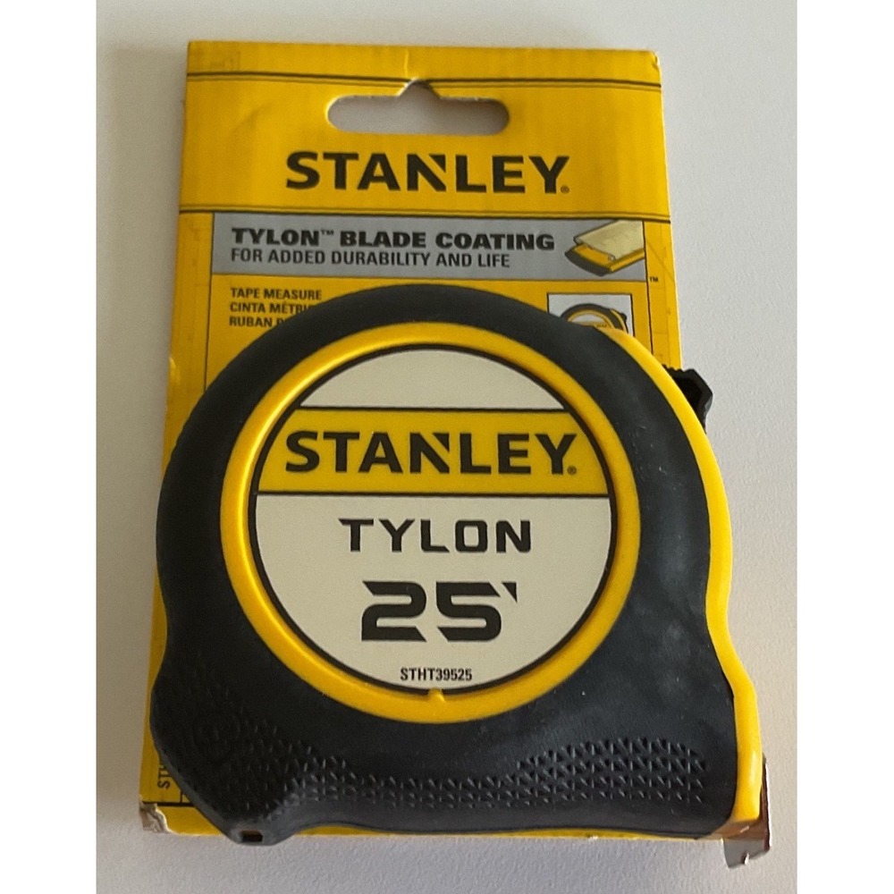 Stanley Tylon 25ft Tape Measure Rubber Grip STHT39525 8m x 25.4mm